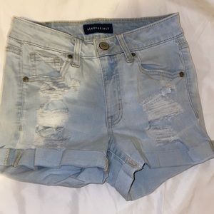 Light Wash Shorts